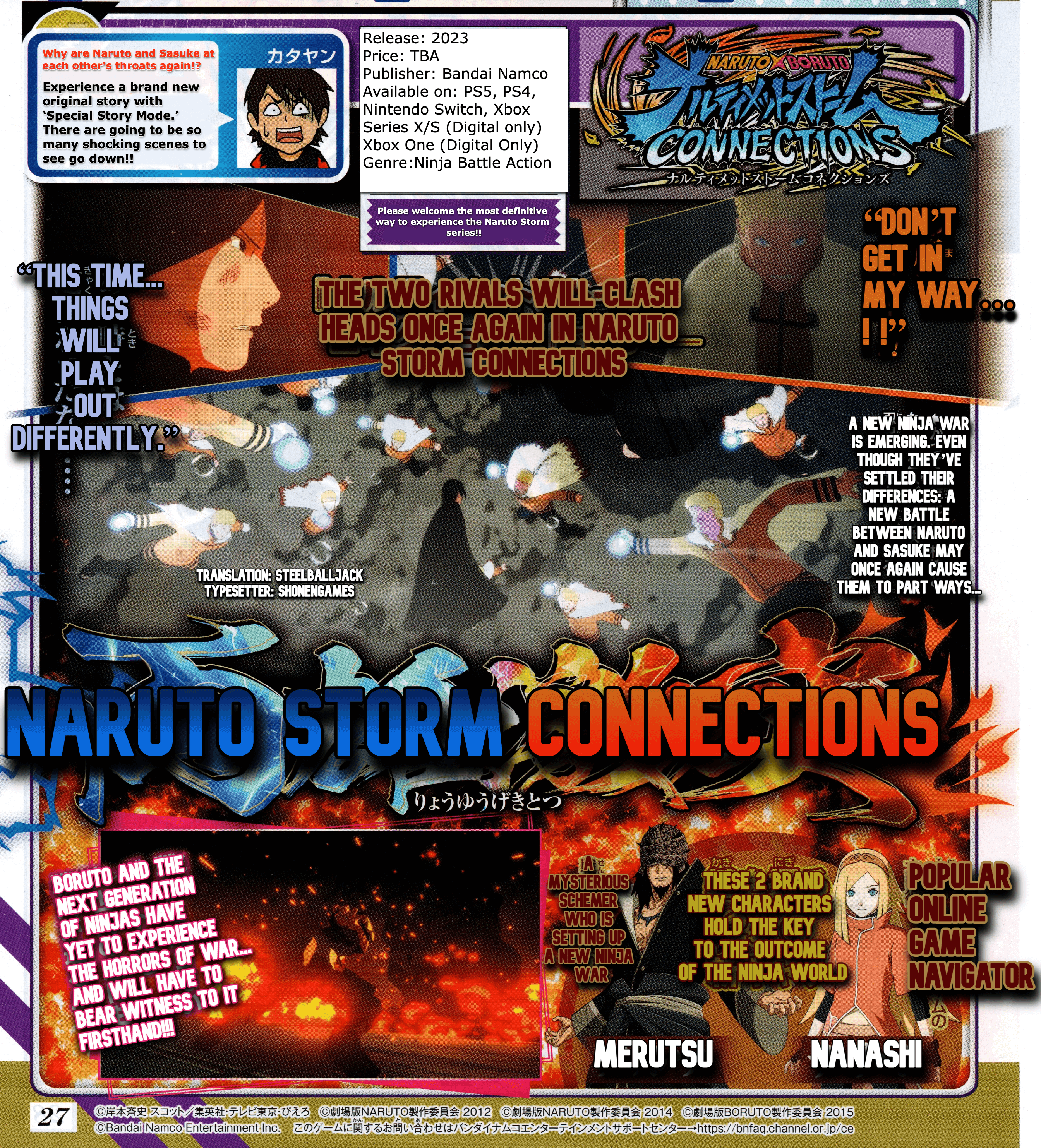 NARUTO X BORUTO Ultimate Ninja STORM CONNECTIONS - História