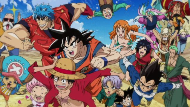 Luffy, Goku, Toriko, One Piece, Dragon Ball Z