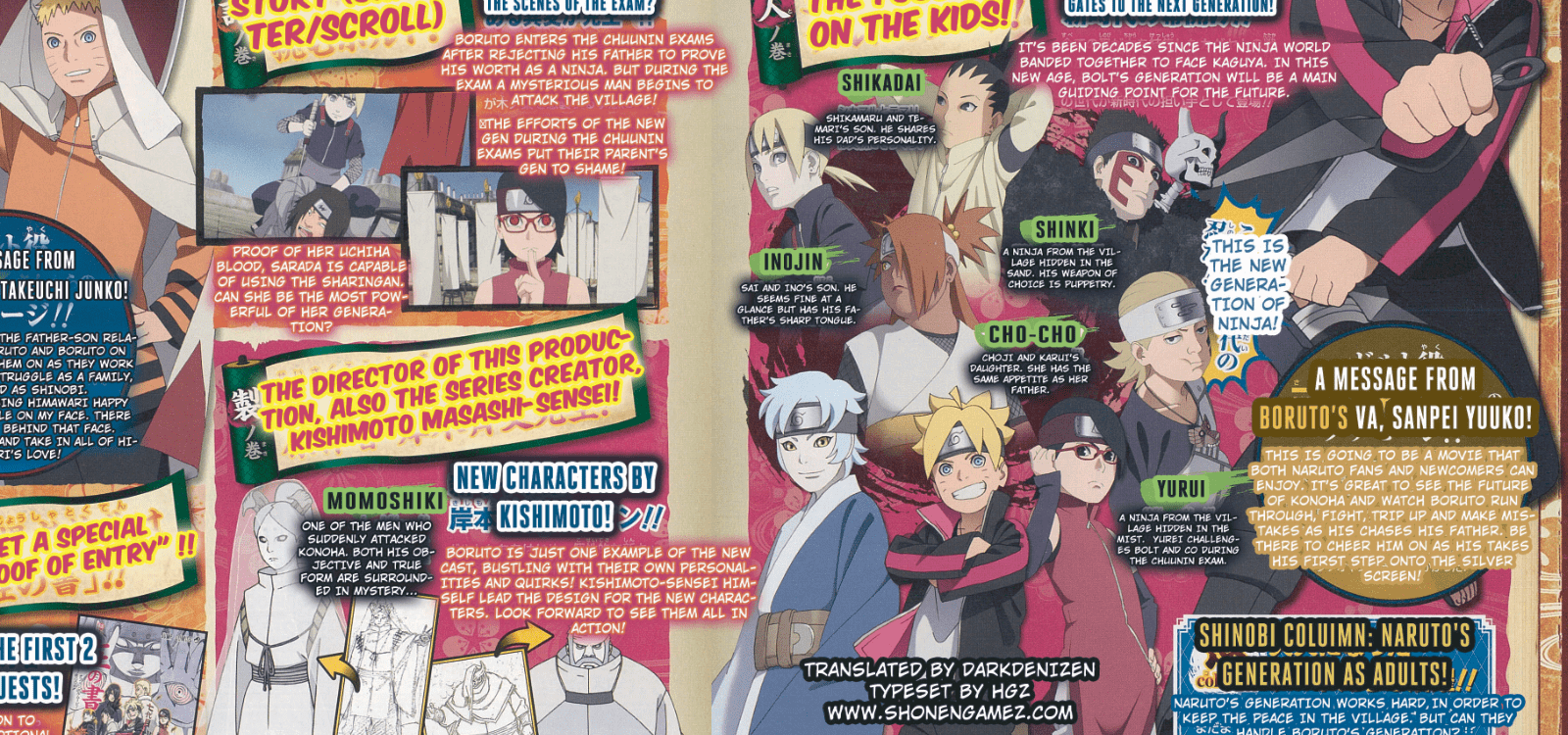 Scans Give New Details On Boruto The Movie