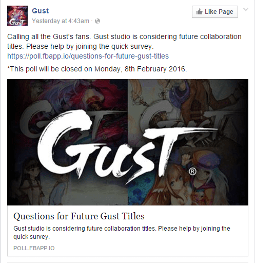 Koei Asks People to Vote On What Anime Collaboration Would You Like to See  In a Gust Title